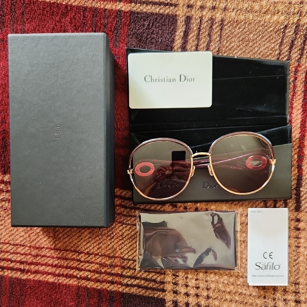 🖤Dior NWT Newvolute 57mm Sunglasses - Pink and Rose Gold